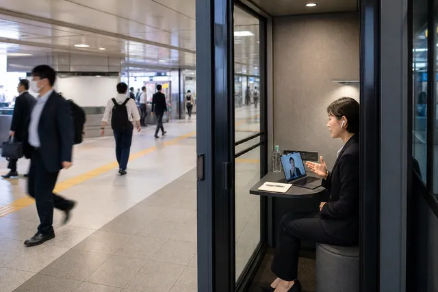 Station work booth