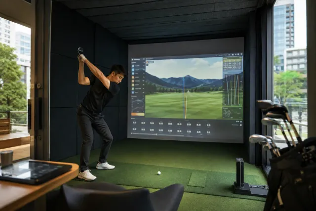 Phòng golf trong nhà theo hội viên