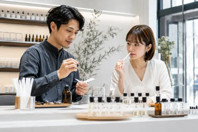 Experiencia de perfume personalizado