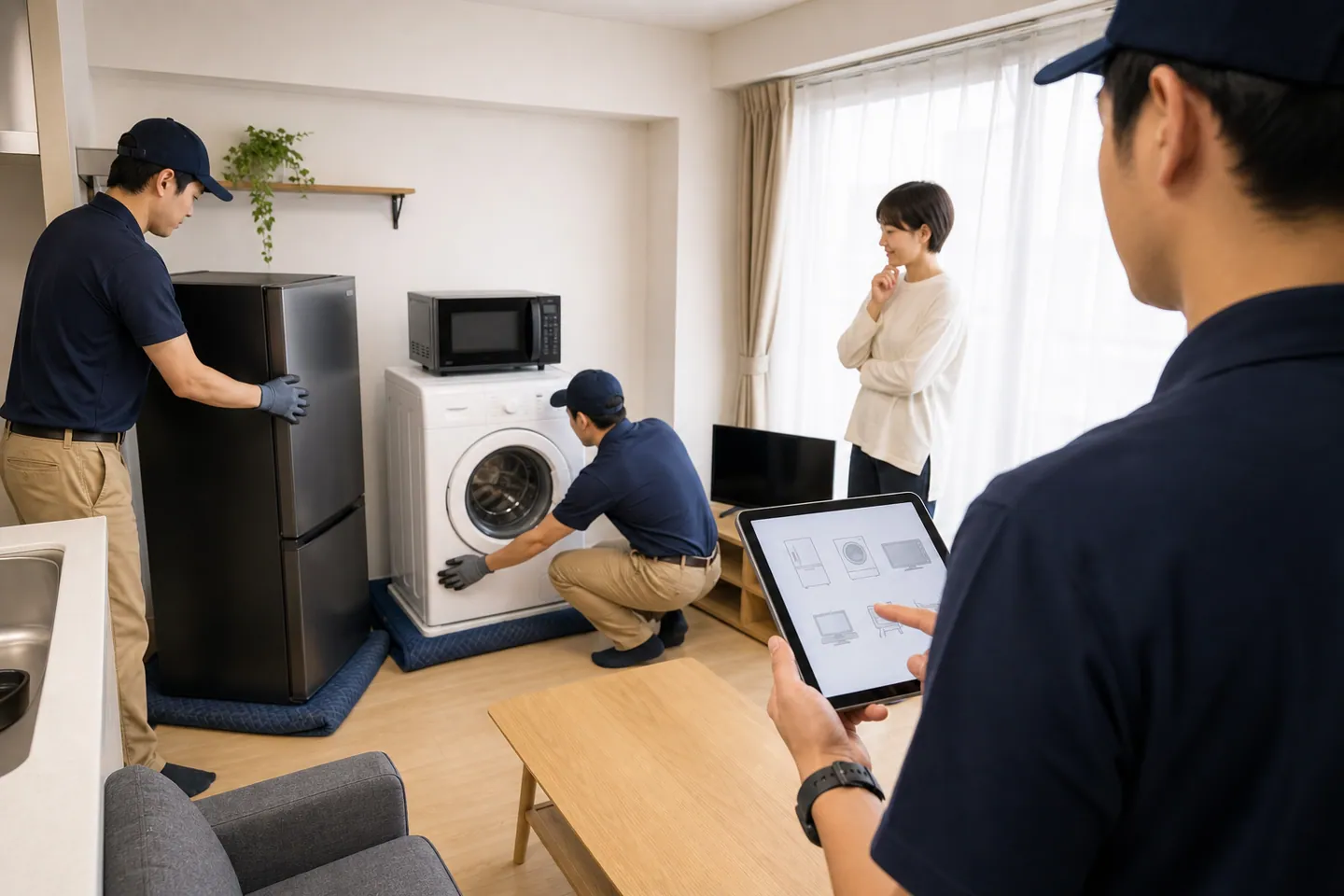 Try-before-you-buy appliance rental · AI-generated image