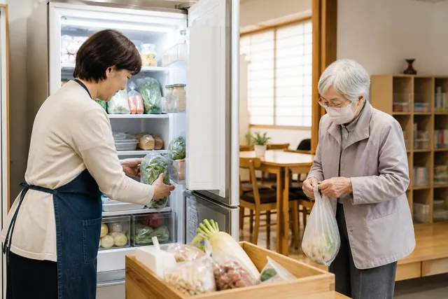 Refrigerador comunitario de acceso autoservicio