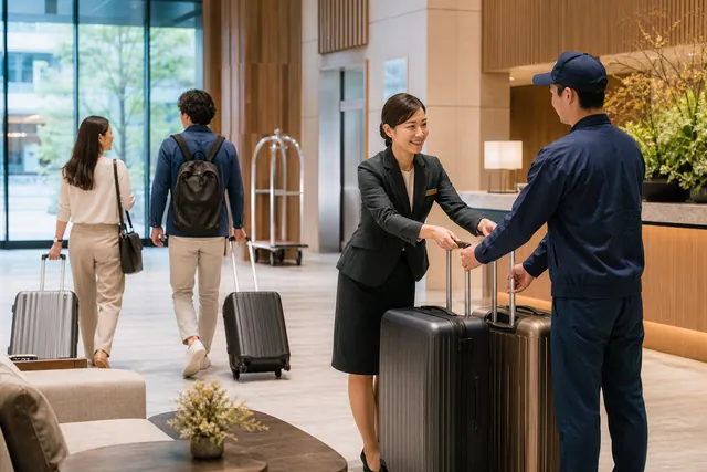 Entrega de equipaje entre hotel y aeropuerto el mismo día