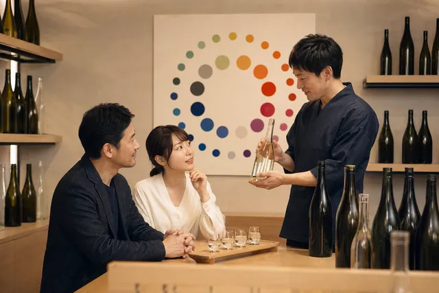 Cửa hàng sake gợi ý bằng chẩn đoán khẩu vị