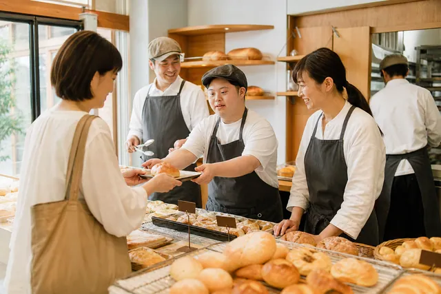 Bakery that embeds inclusive employment in daily retail
